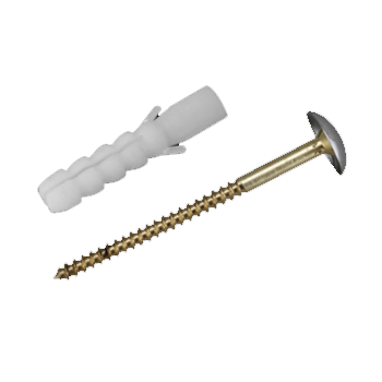 Brass Screw (With Show Flange For EWC) Pair